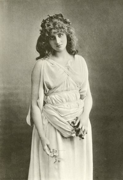 Miss Mary Anderson as Perdita (gravure) by English Photographer